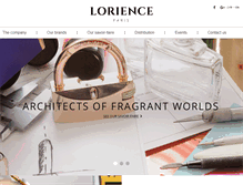 Tablet Screenshot of lorience.com